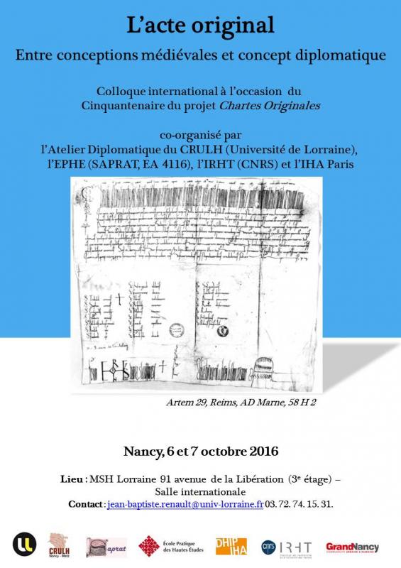 Affiche acte original