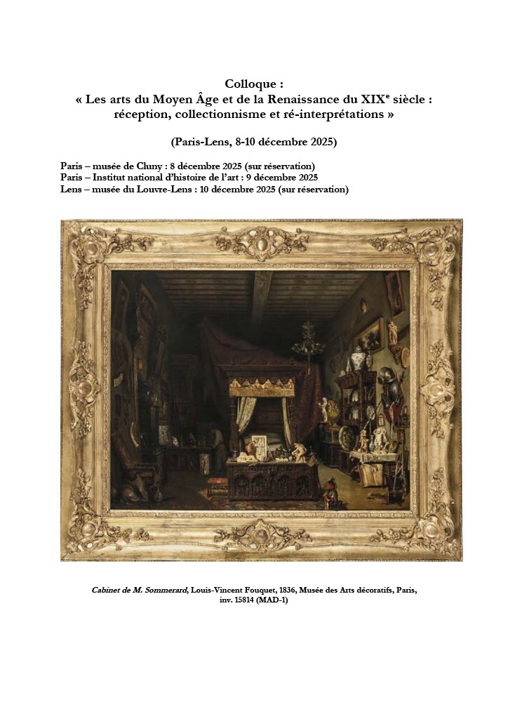 affiche les arts du moyen Age