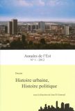 Annales de l'est 1-2012