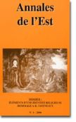 Couverture Economie lorraine ((XIVe-XXe siècles)