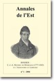Couverture C.-J.-A. Mathieu de Dombasle (1777-1843) et l'agronomie en Lorraine