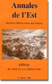 Couverture Numéro spécial : Epinal du château à la préfecture