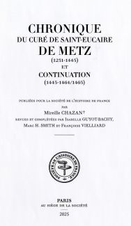 couverture Chronique du curé de Metz