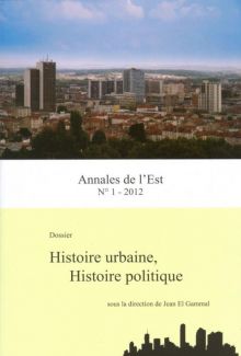 Annales de l'est 1-2012