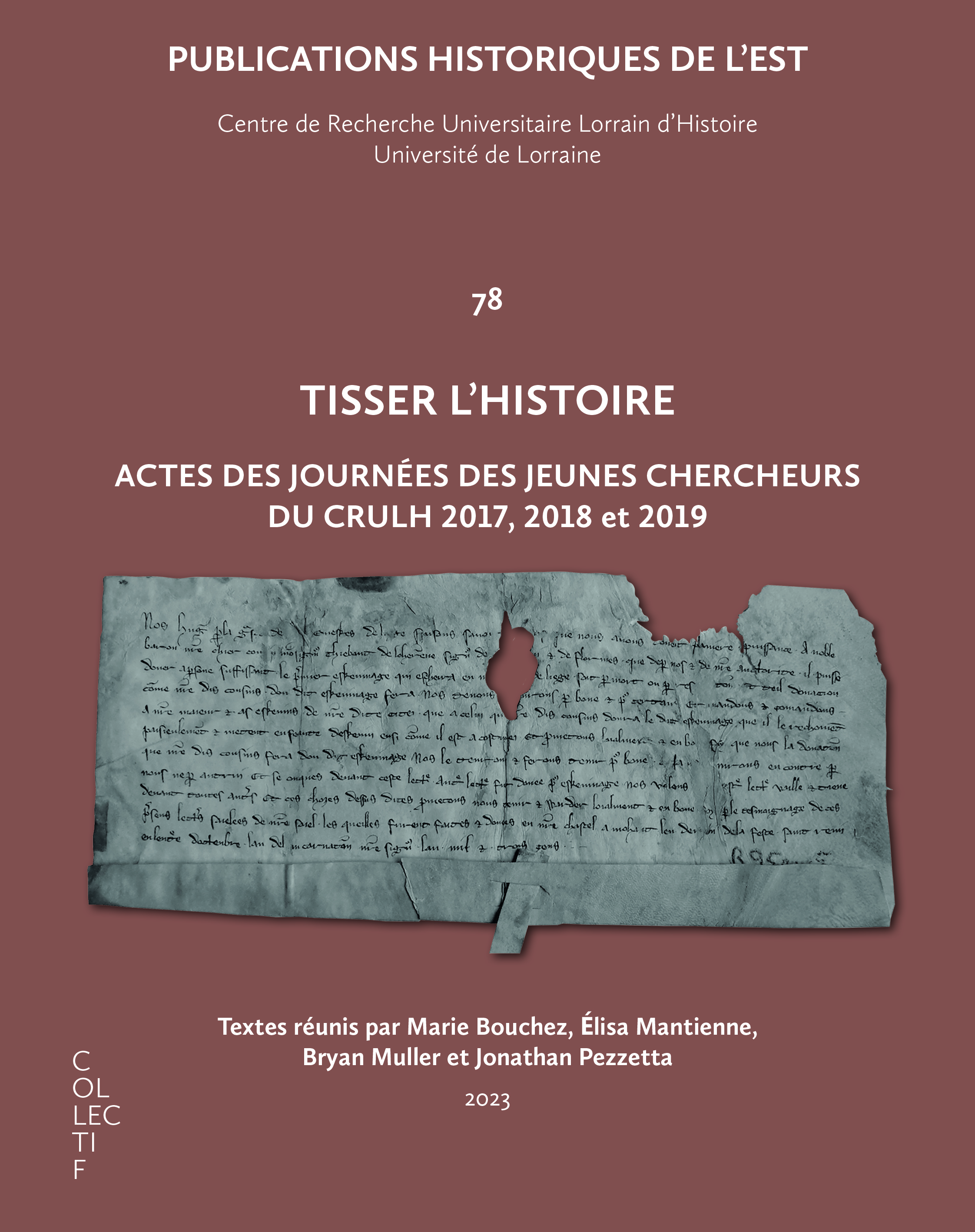 couverture Tisser l'histoire