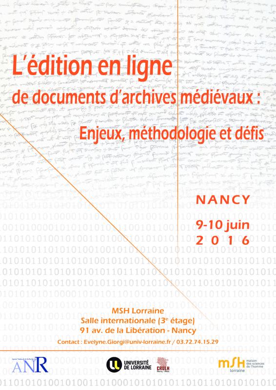 Affiche édition en ligne