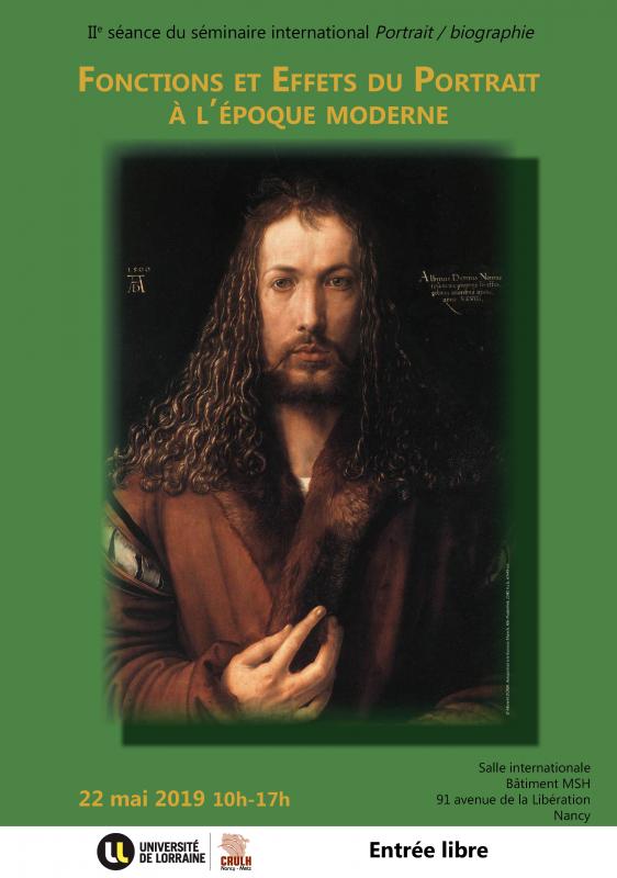 affiche fonctions du portrait
