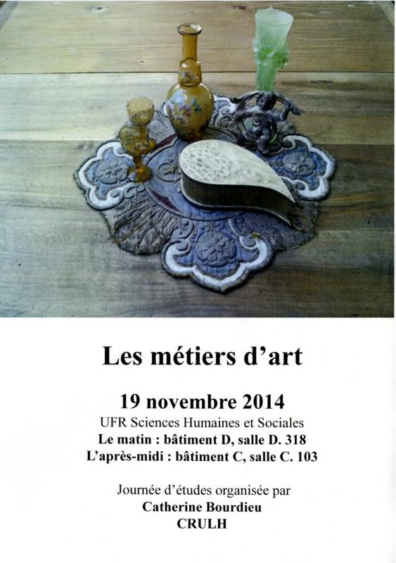 affiche métiers d'art