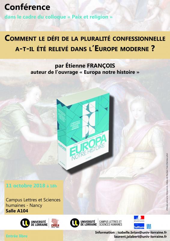 affiche conférence paix et religion