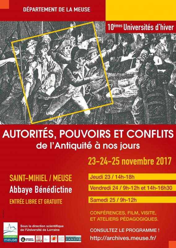 Affiche Universités d'hiver