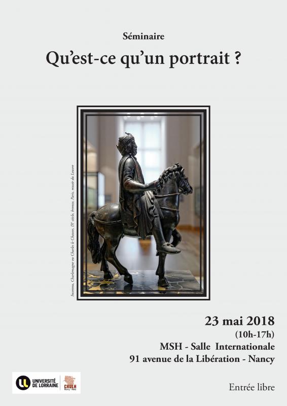 affiche qu'est-ce qu'un portrait