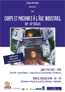affiche corps et machines