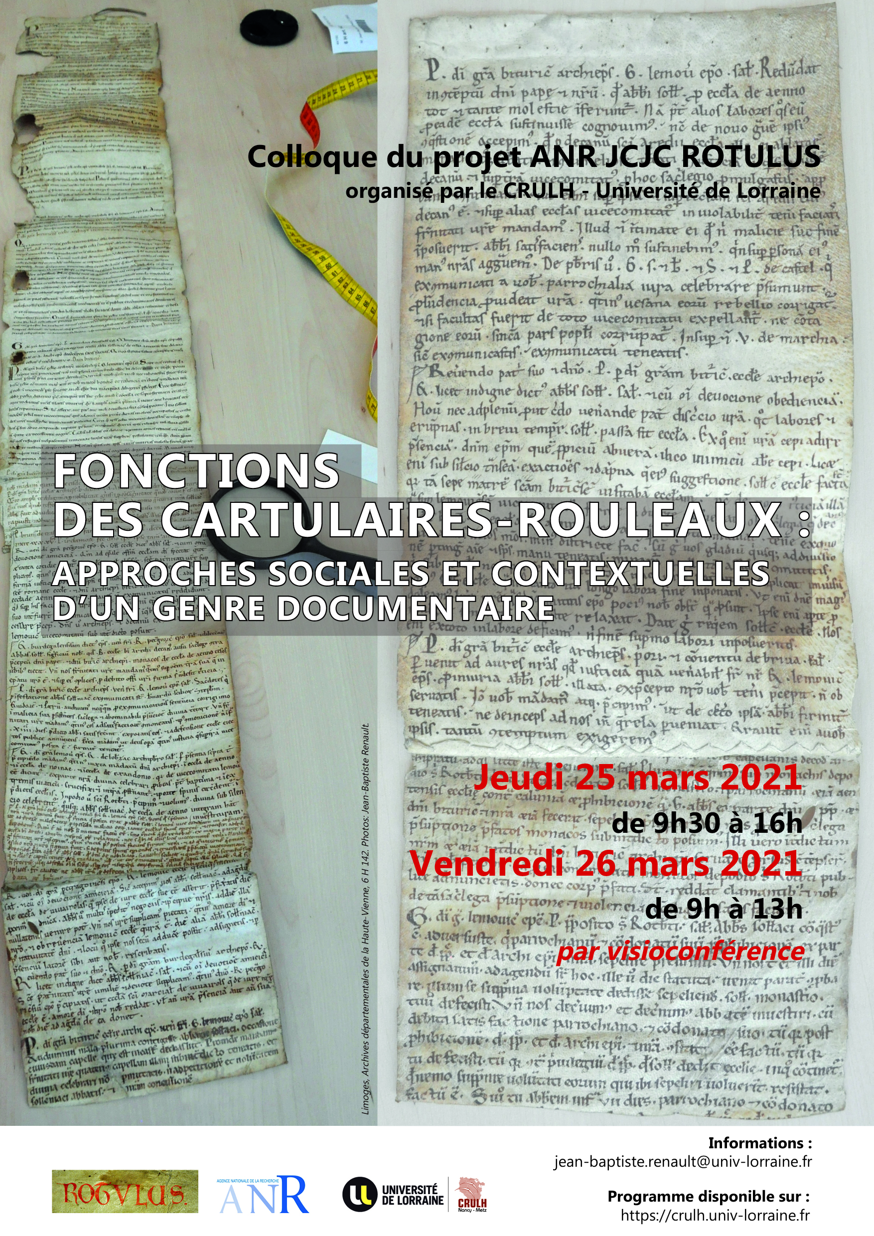 affiche cartulaires(rouleaux