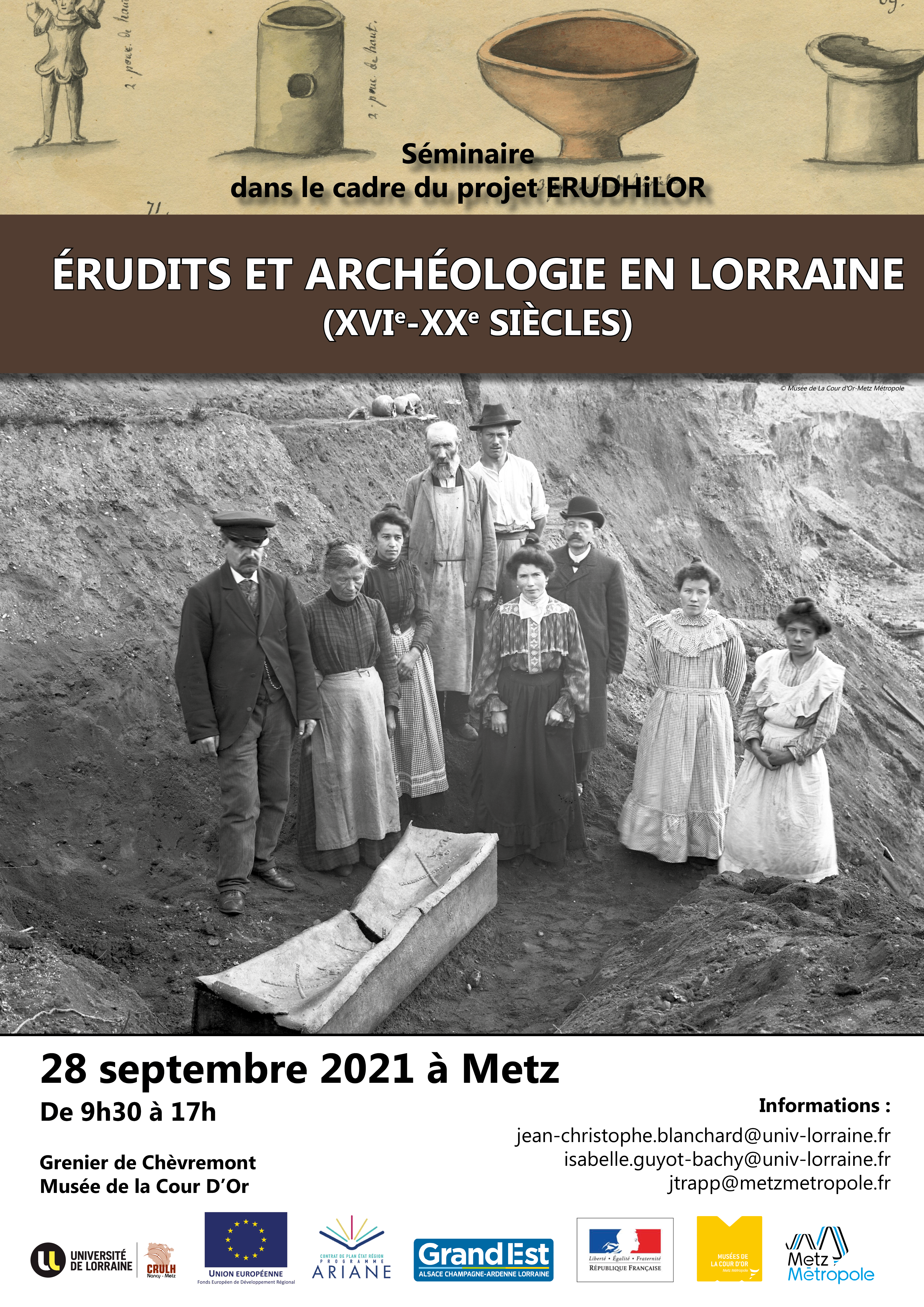 affiche érudits et archéologie