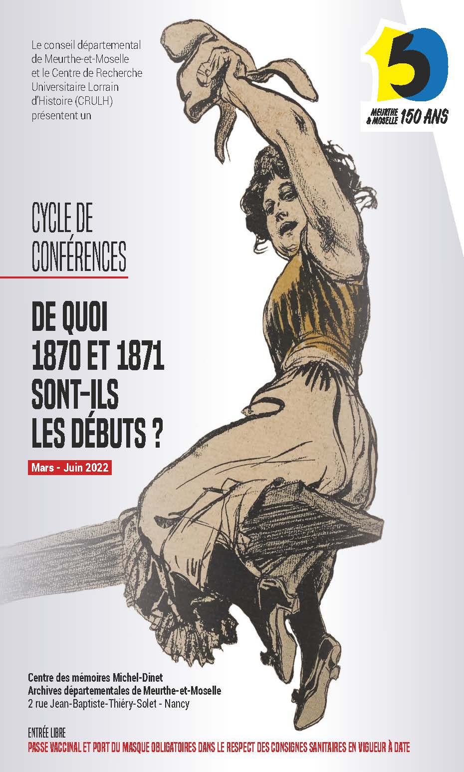 affiche conférence 1870 et 1871