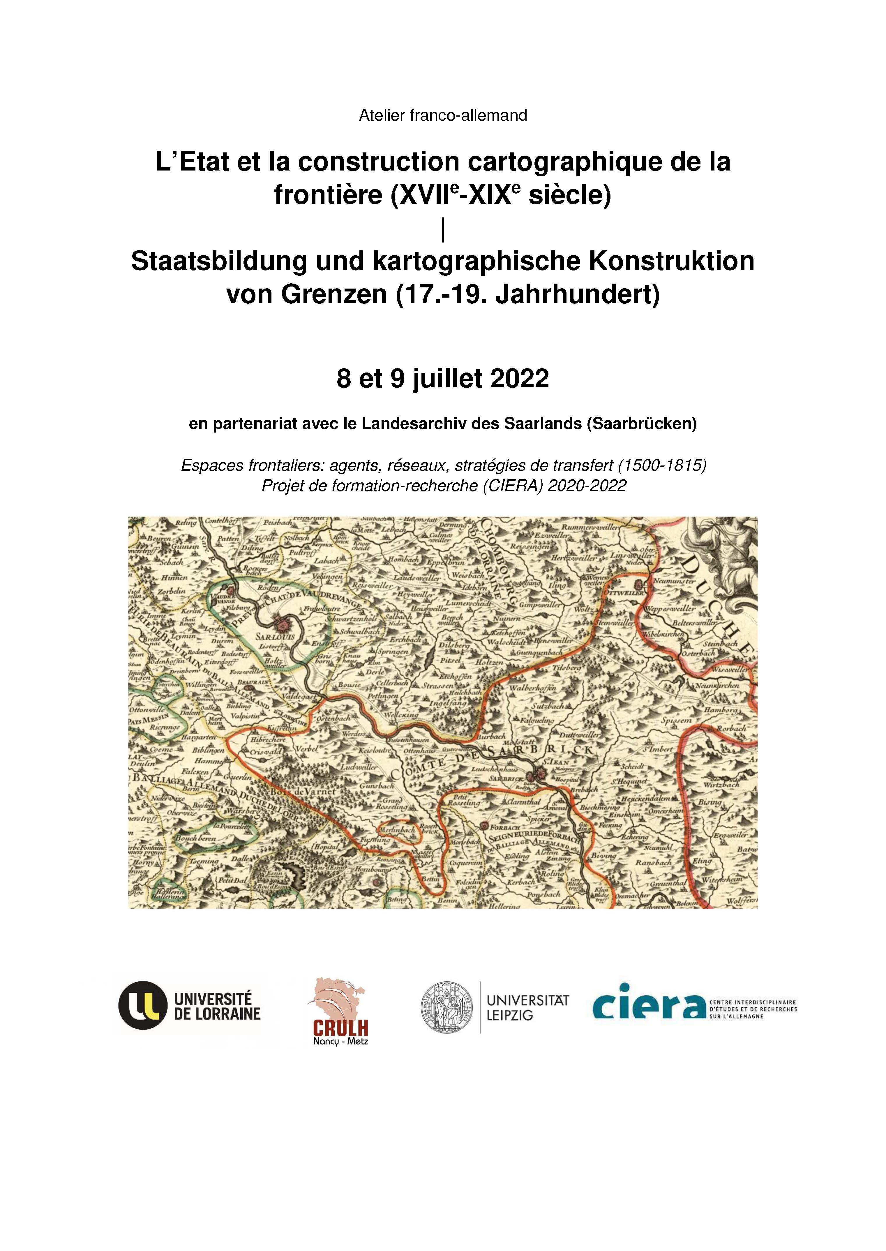Affiche Etat et construction cartographique