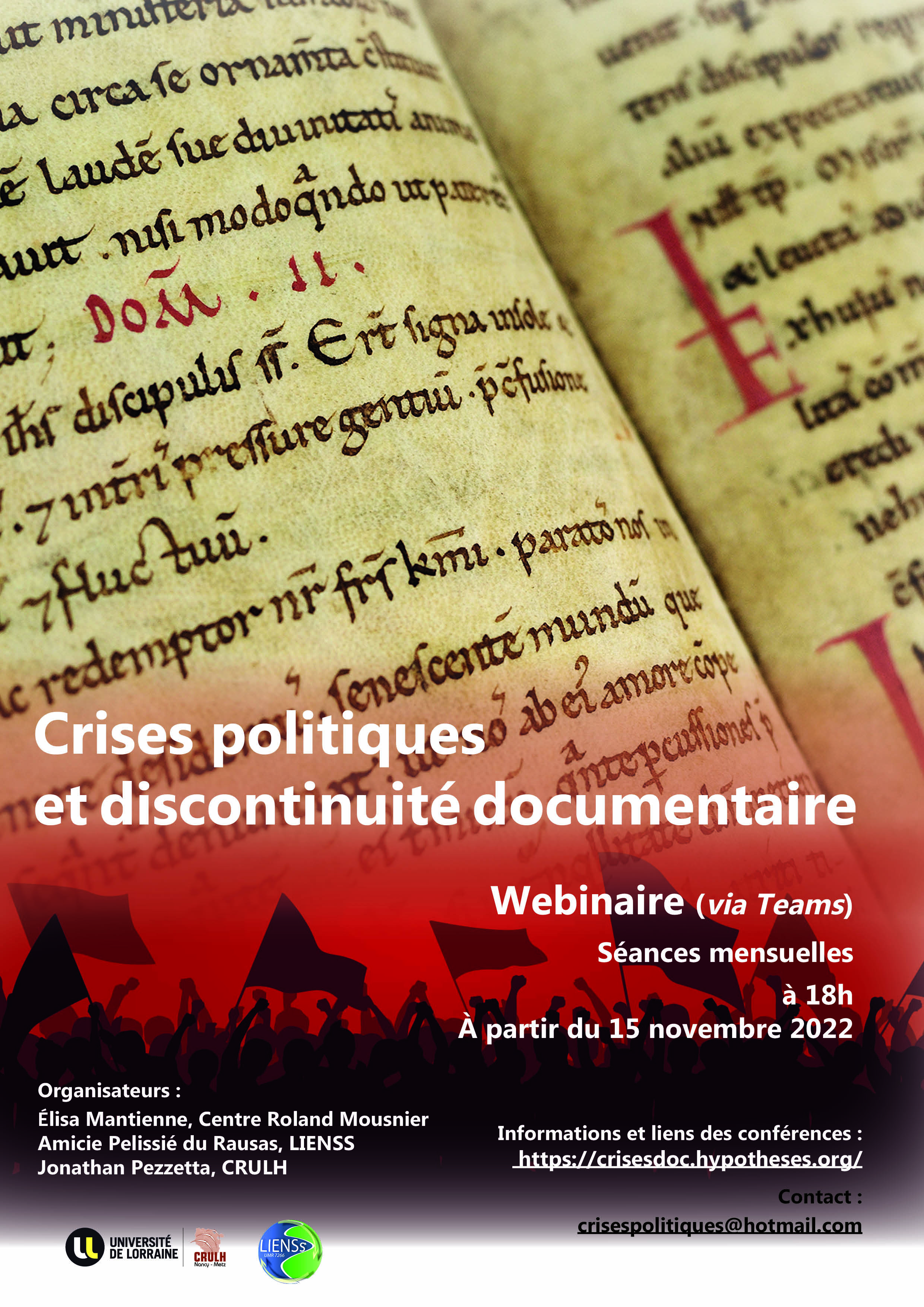 affiche crises politiques