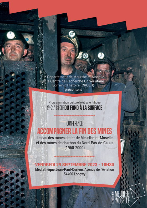 affiche accompagner la fin des mines