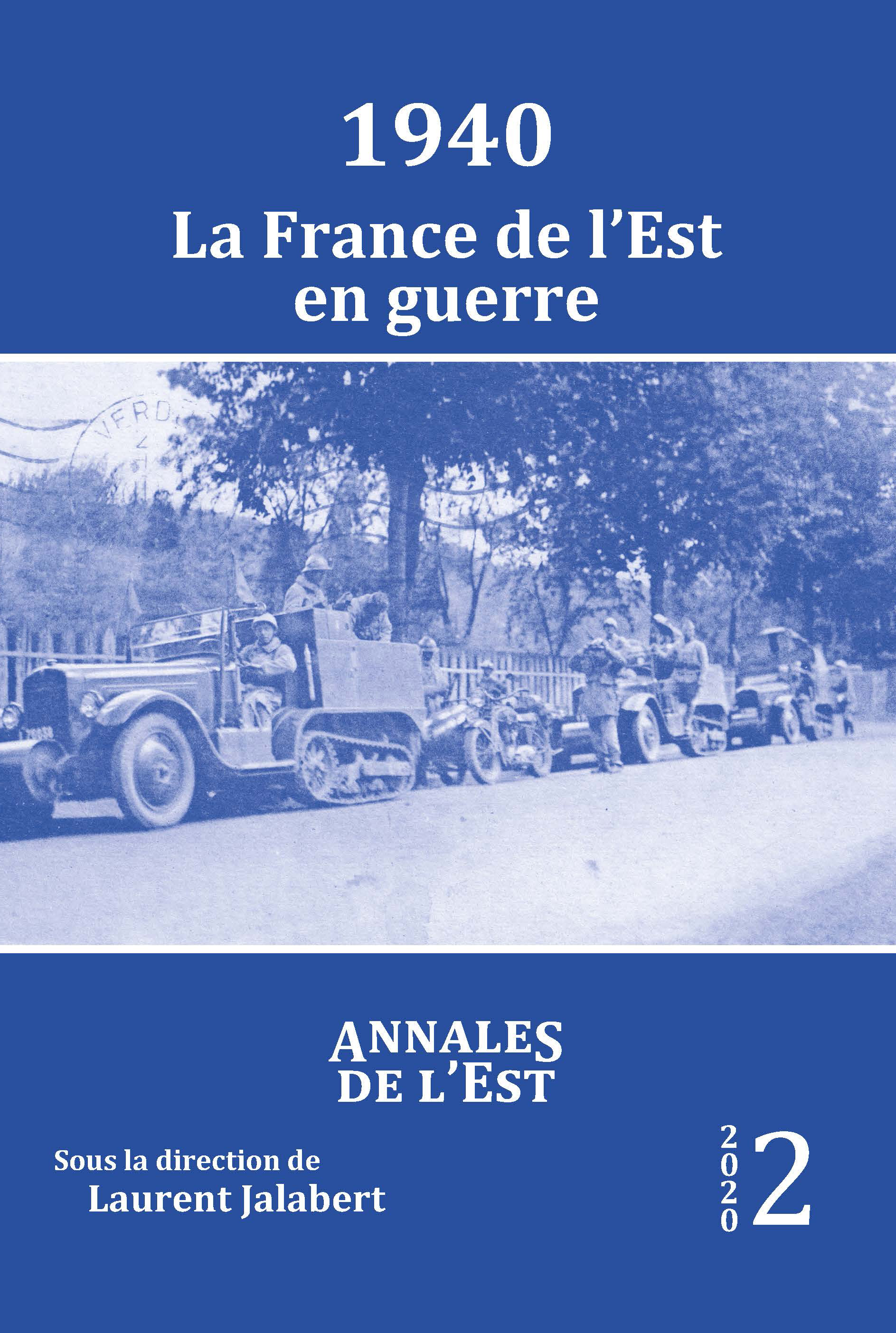 couverture 1940. La France de l'Est
